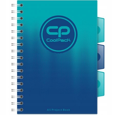 

Coolpack Gradient Kołozeszyt A5 100k Ocean kratka