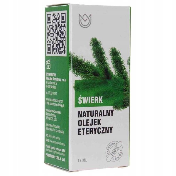 

Naturalne Aromaty olejek Świerk 100% 12ml