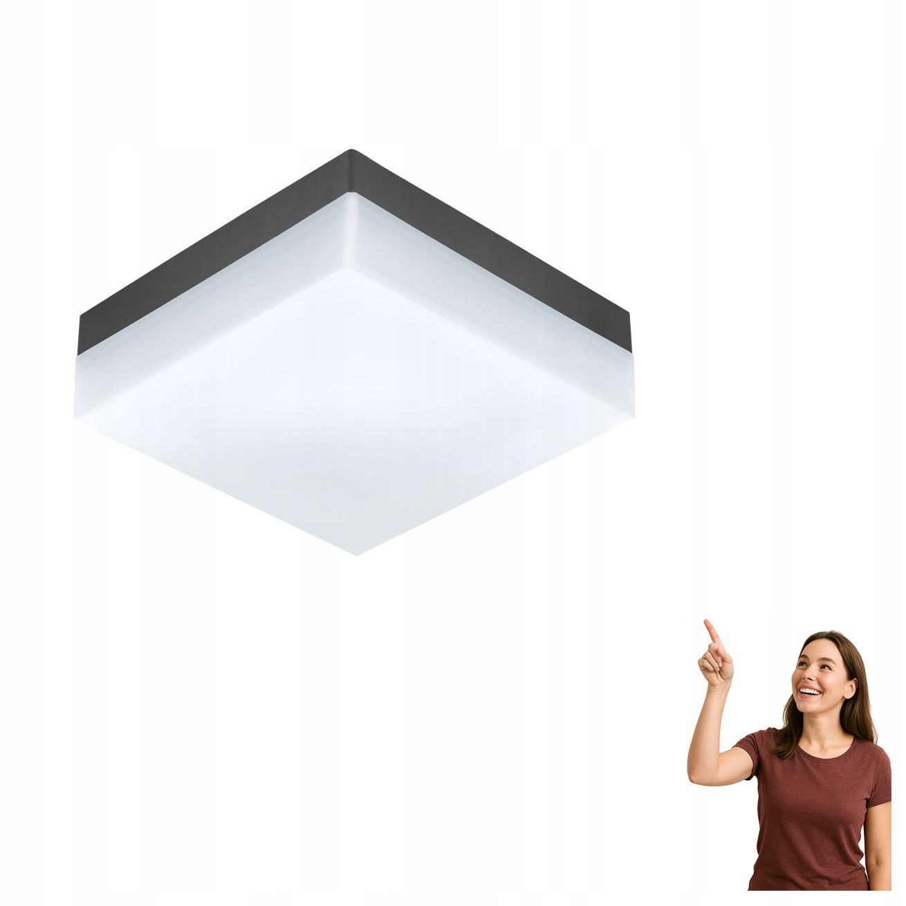Venkovní stropní a nástěnná Led lampa 8,2W Sonella 94872 Eglo