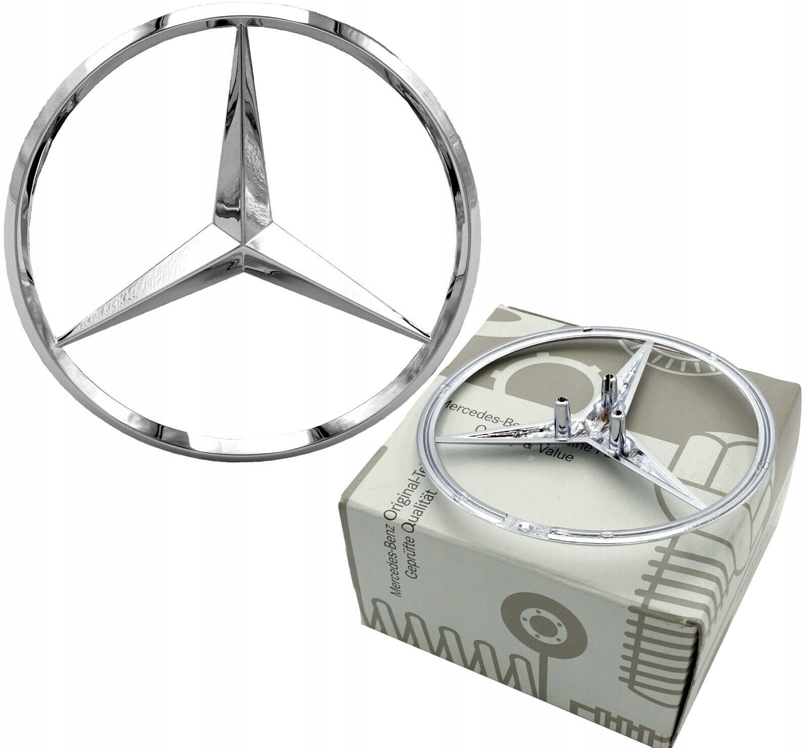 Mercedes E-klasa W211 Emblemat Gwiazda Na Tylną Klapę Sedan