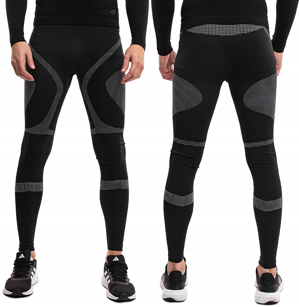 Termoaktivní kalhoty 4F Pánské sportovní elastické bezešvé 4FSkin S/m