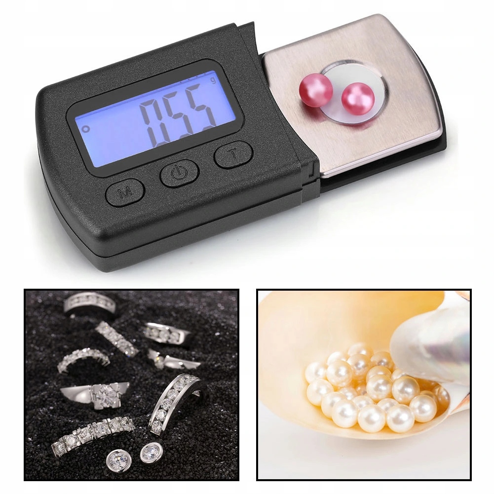 WAGA DO KALIBRACJI WKŁADKI GRAMOFONOWEJ WYŚWIETLA LCD Stan opakowania oryginalne