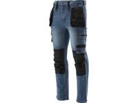 Pracovní Kalhoty Yato YT-79050 Jeans Montérkové Modré Pánské Velikost S