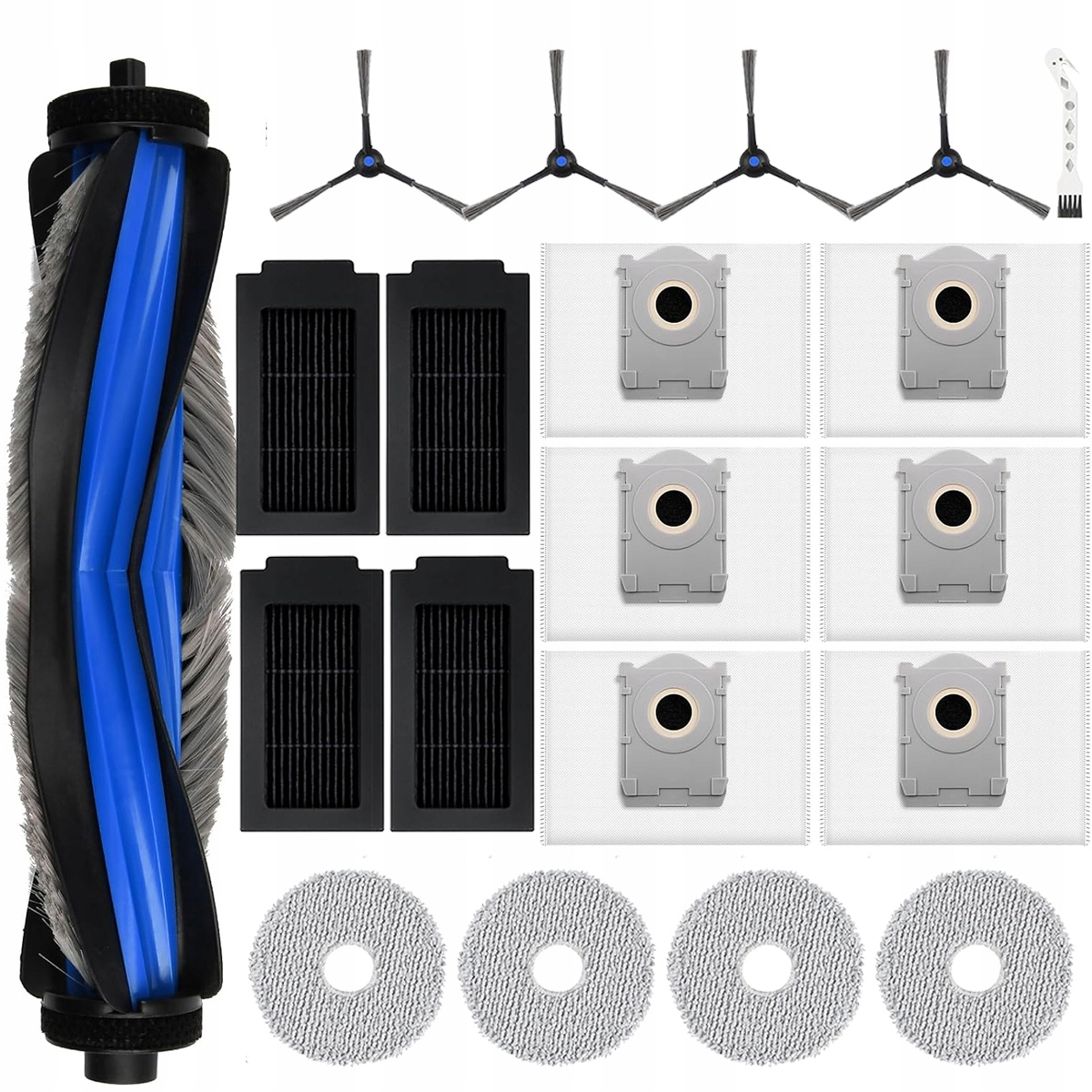 Szczotki Filtry Mopy Worki Do Ecovacs Deebot T50 Omni T50 Pro Omni 20szt