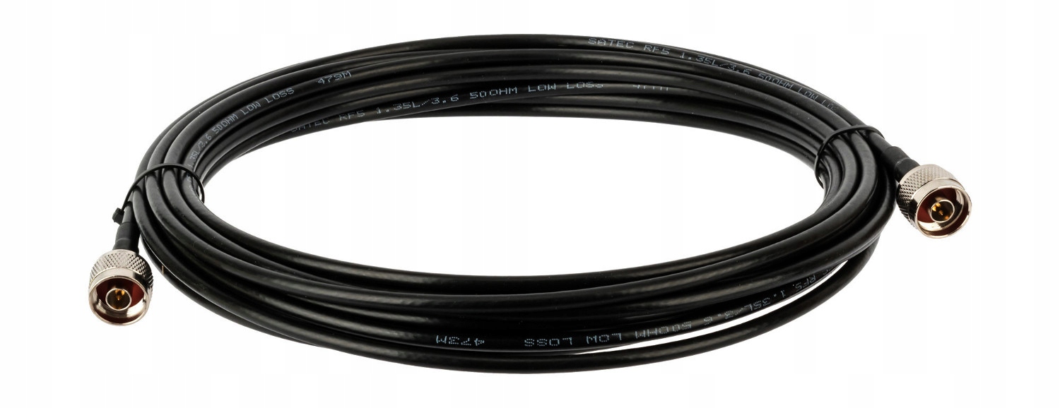

Kabel RF-5 50m Wtyki N Hf/vhf/uhf/skanery/lte/wlan