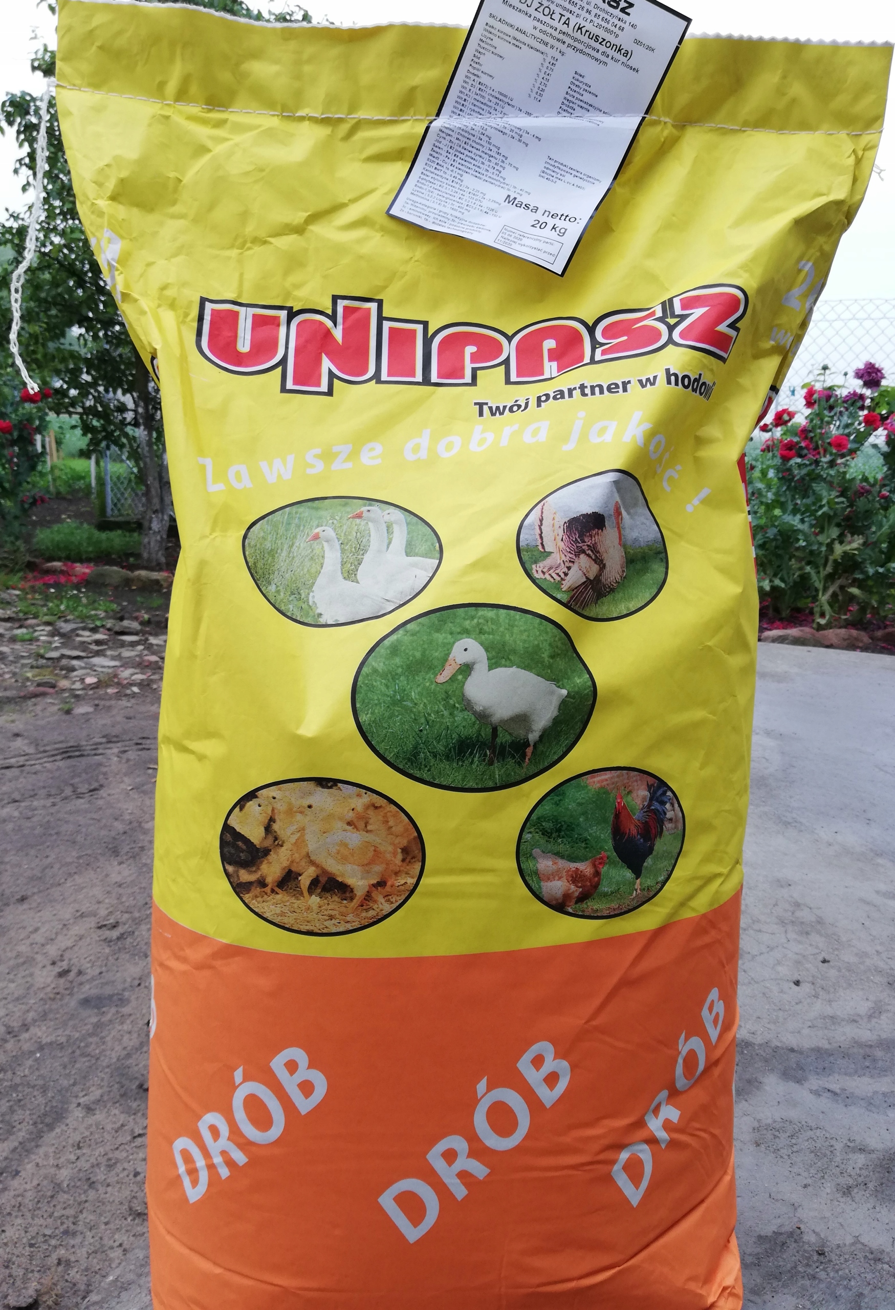 Pasza Kruszonka dla kur niosek NIOSKA DJ Unipasz