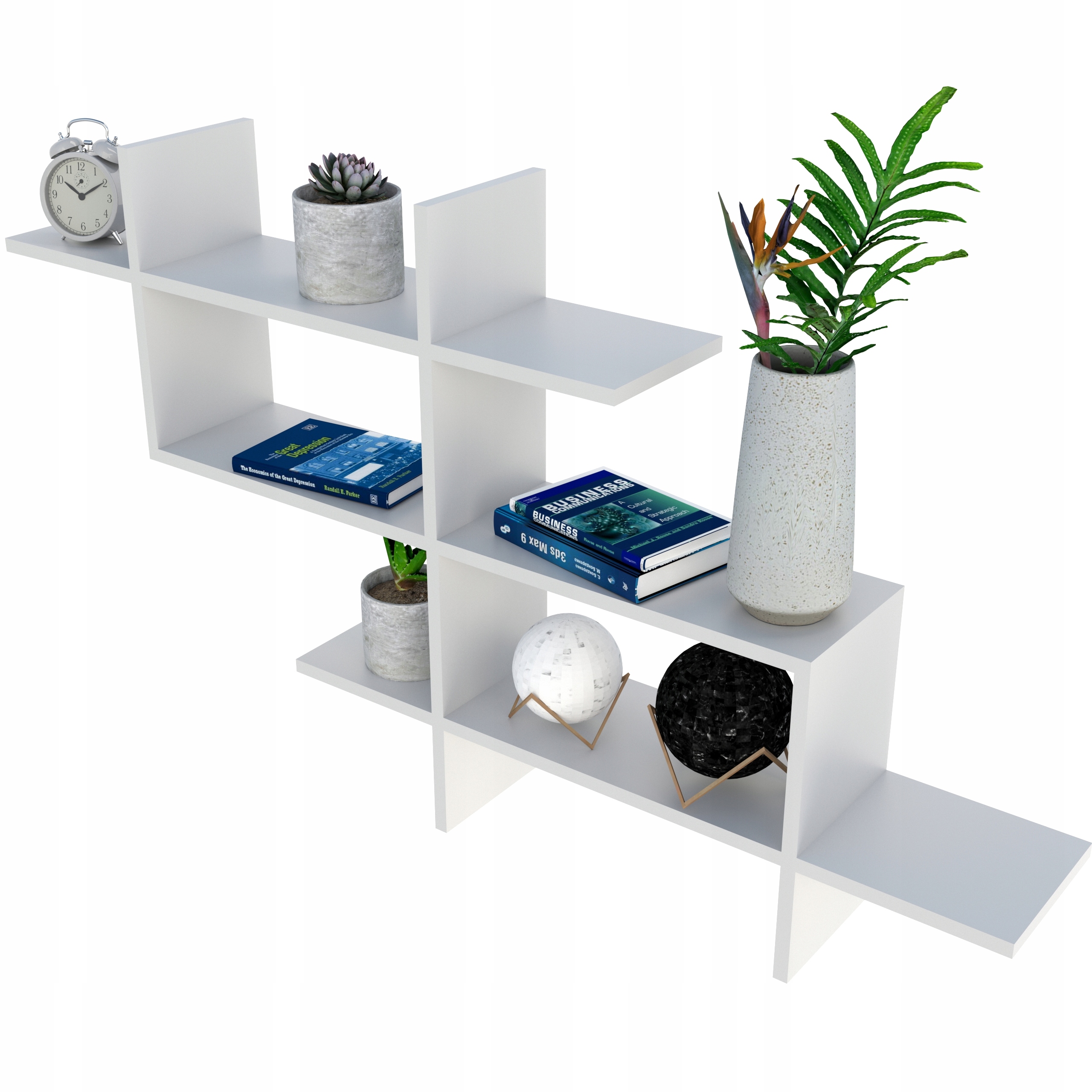 PÓŁKA Wisząca LUNA ŚCIENNA NA KSIĄŻKI NOWOCZESNA