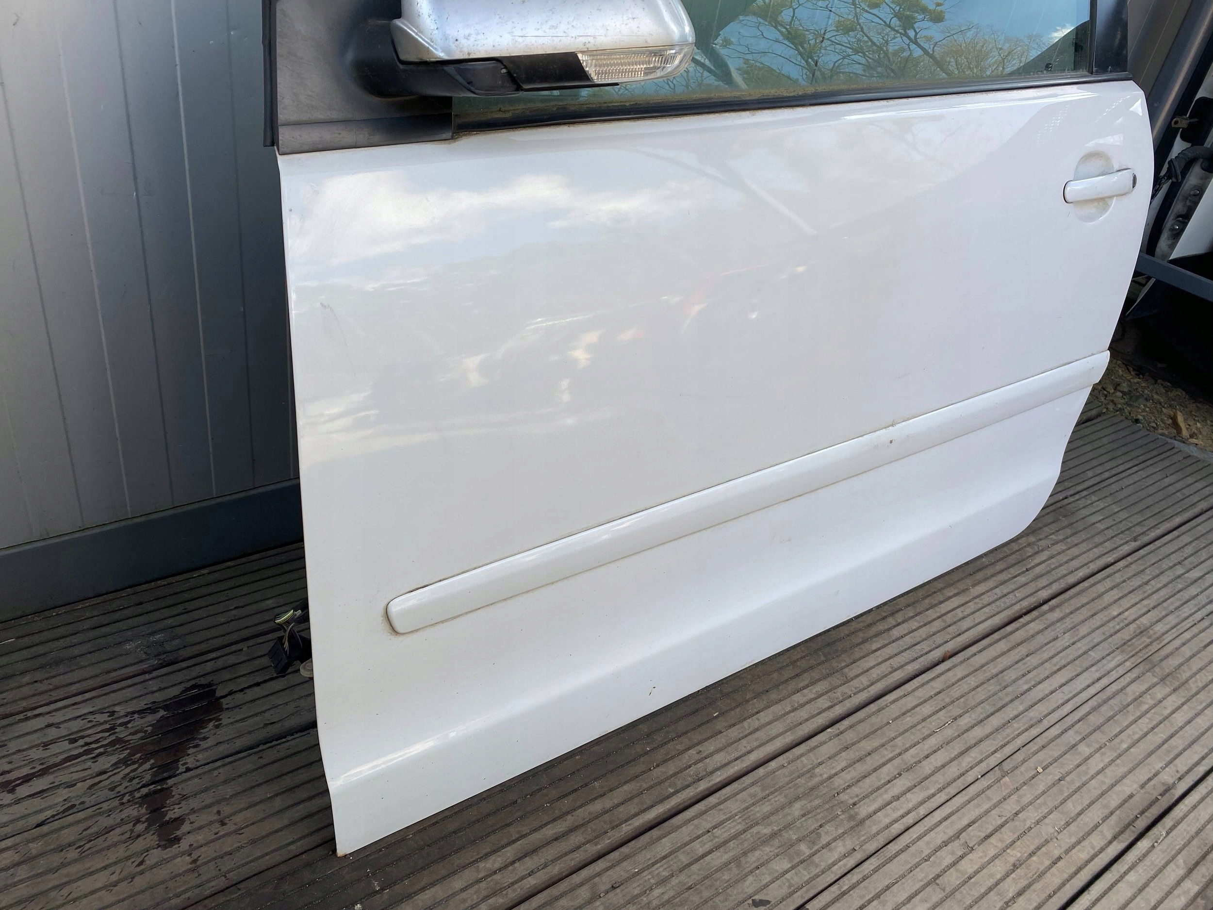 VW POLO 9N LIFT 3D complete door left front front BIALY