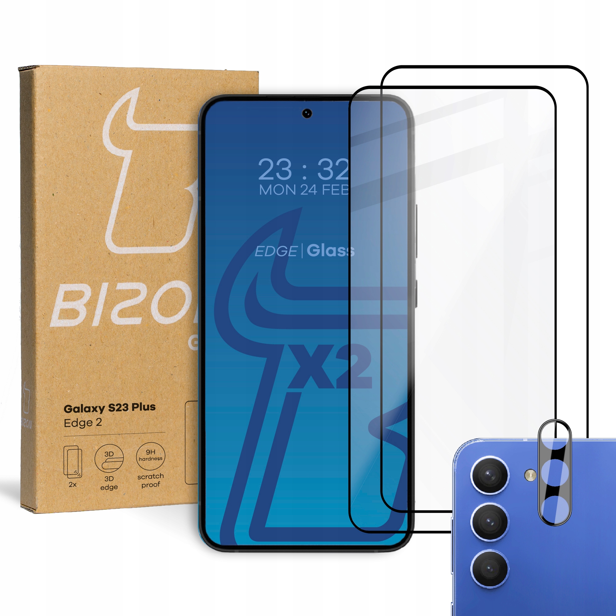 

Szkło szybka na aparat Bizon do Galaxy S23 Plus