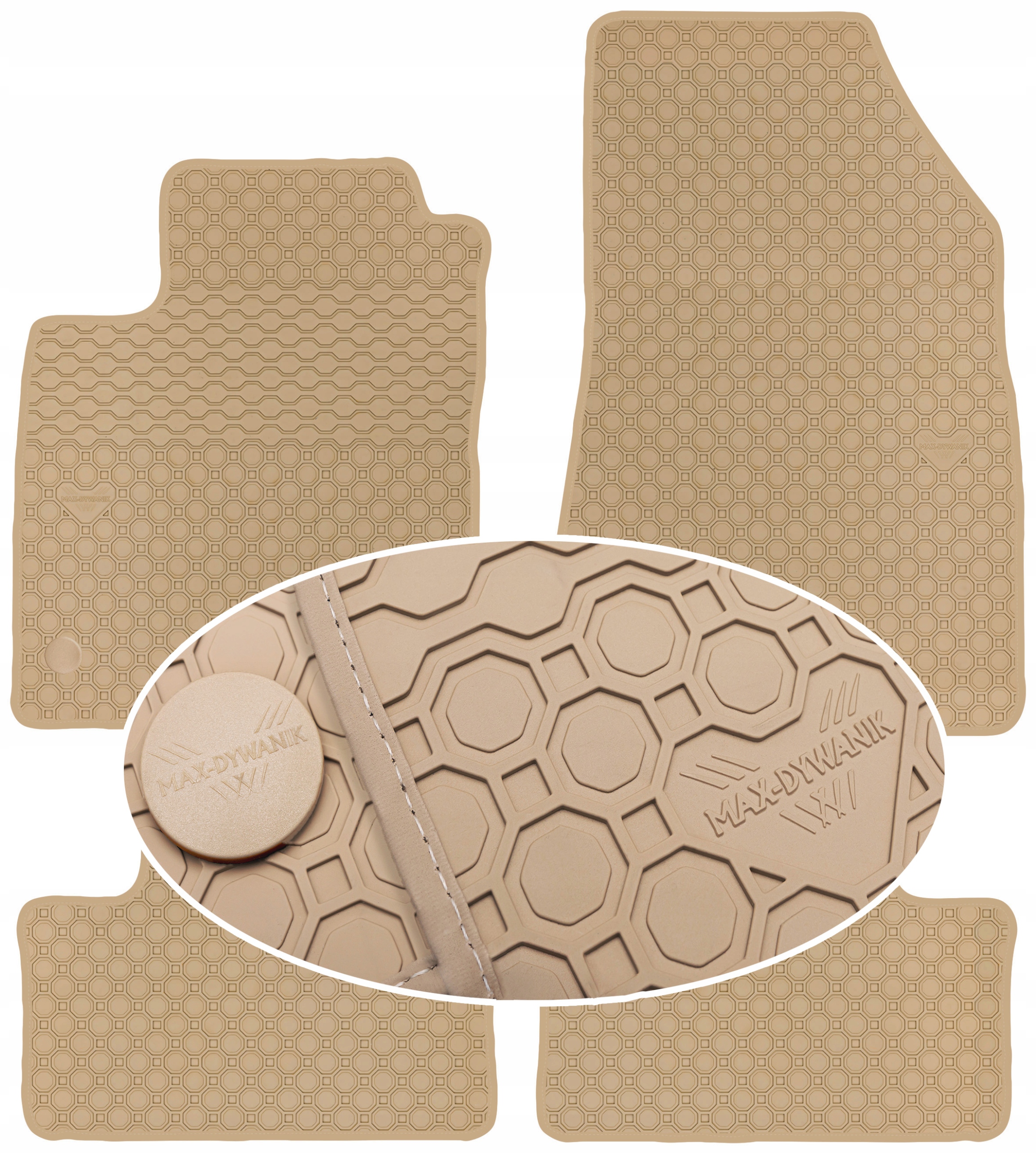 Renault Clio V 2019 Béžové koberčeky