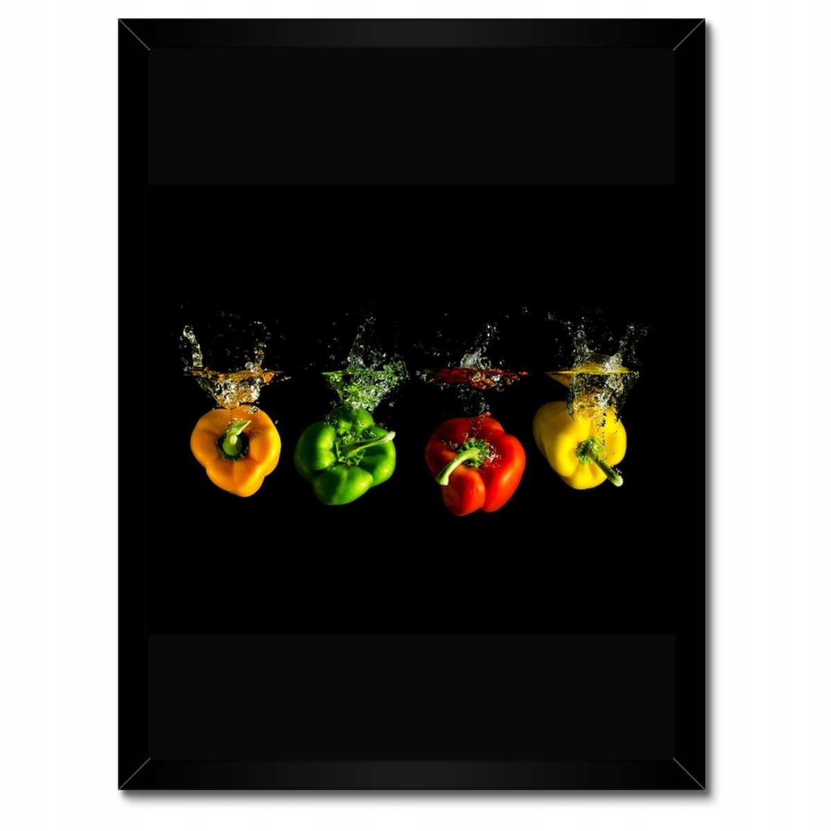 Plakáty v rámu 30x40 Paprika Papričky Voda