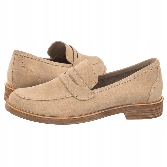 Buty Damskie Mokasyny Obuwie Nessi Welur 23423 W4