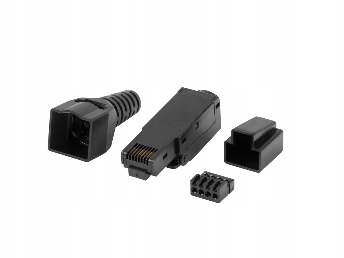 Wtyk RJ-45 Lanberg kat.6 Utp beznarzędziowy PLU-6000TL