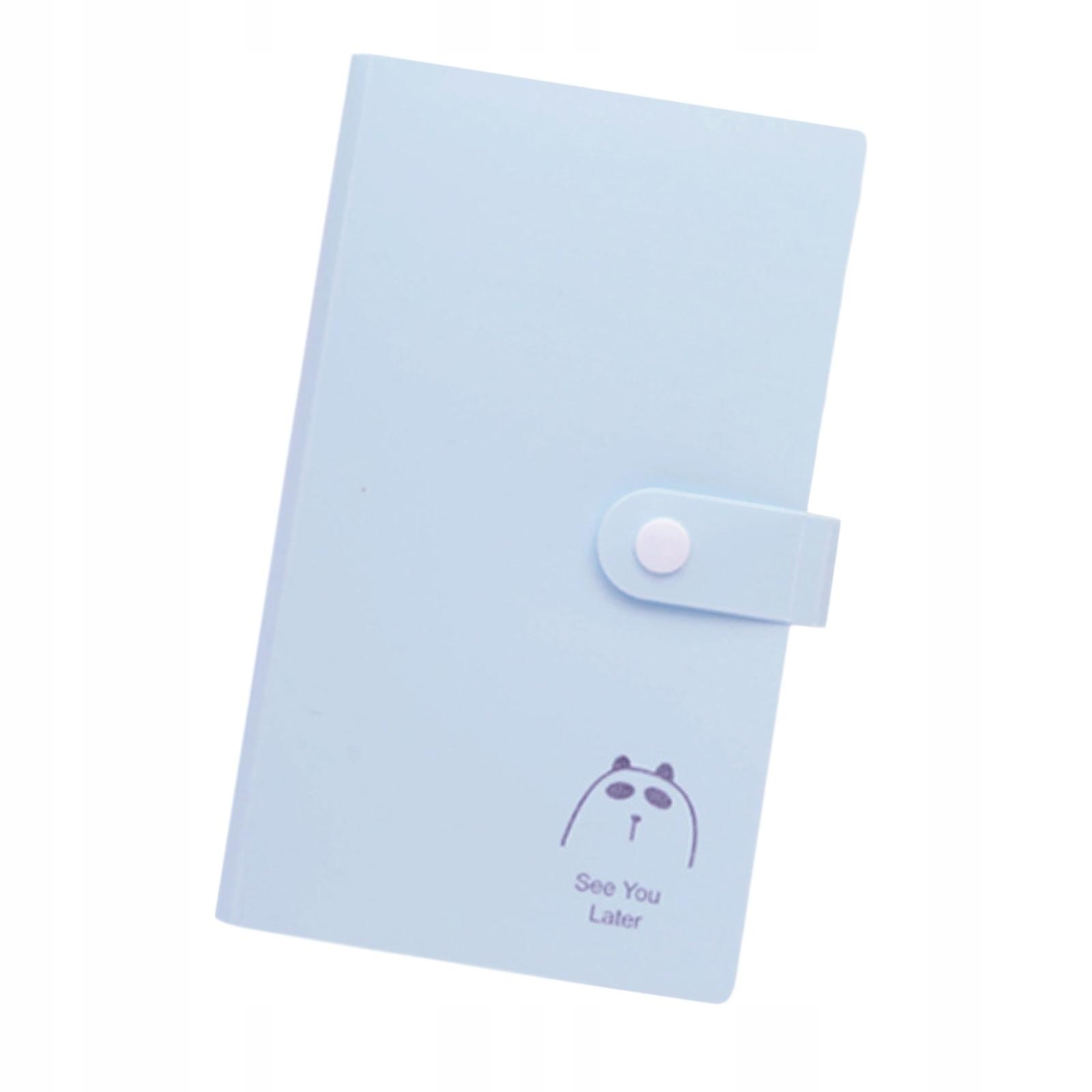 Mini Photocard Holder Book Album 240 Pocket Instant Camera Picture for Blue