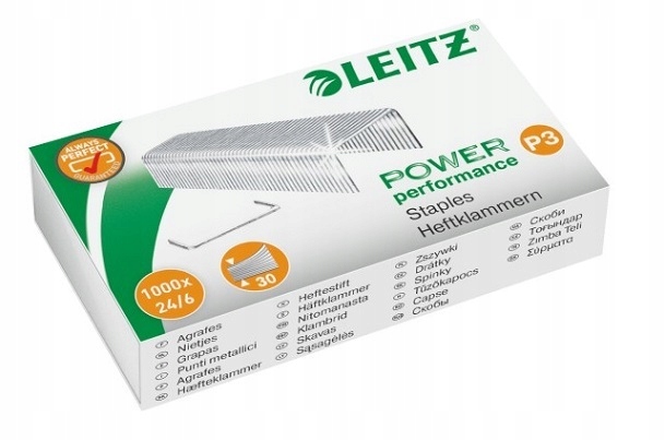 

Zszywki 24/6 Leitz Power Performance P3
