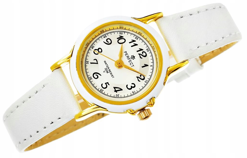 Детские часы PERFECT подарок для причастия Белый бренд Perfect