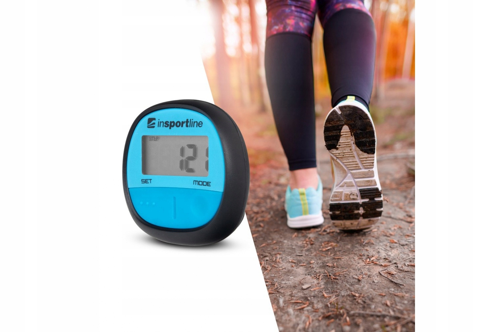 KROKOMIERZ ELEKTRONICZNY PEDOMETR PACERO /INSPORTLINE