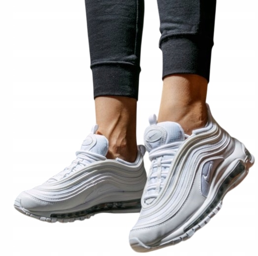 Buty damskie Nike Air Max 97 (gs) młodzieżowe adidasy sportowe białe