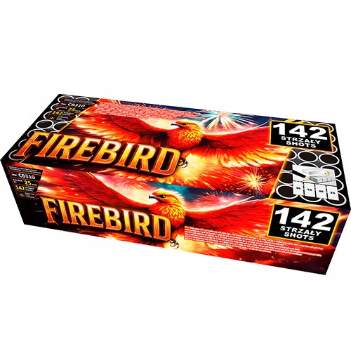 Wyrzutnia fajerwerków Bateria Firebird CB310 kal. 25 mm 142 strzały Jorge