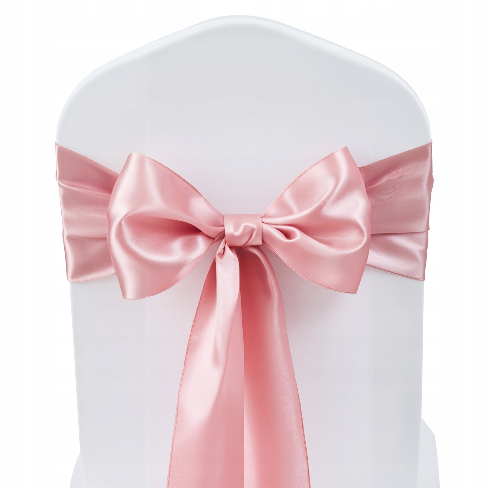 Saténové Šerpy Na Židle Vevor 50 Ks 275 X 17 CM Růžové Prémiové Zlato