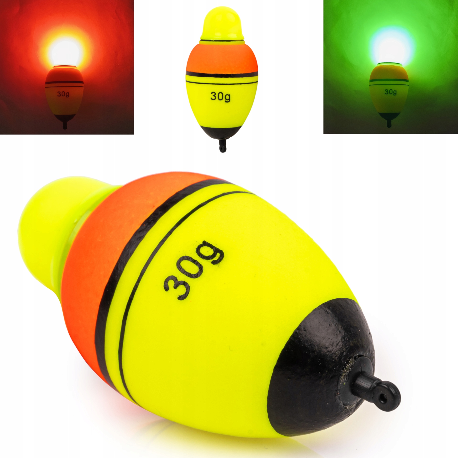Spławik Na Żywca Led 30 g bojka bombka świecący Bateria