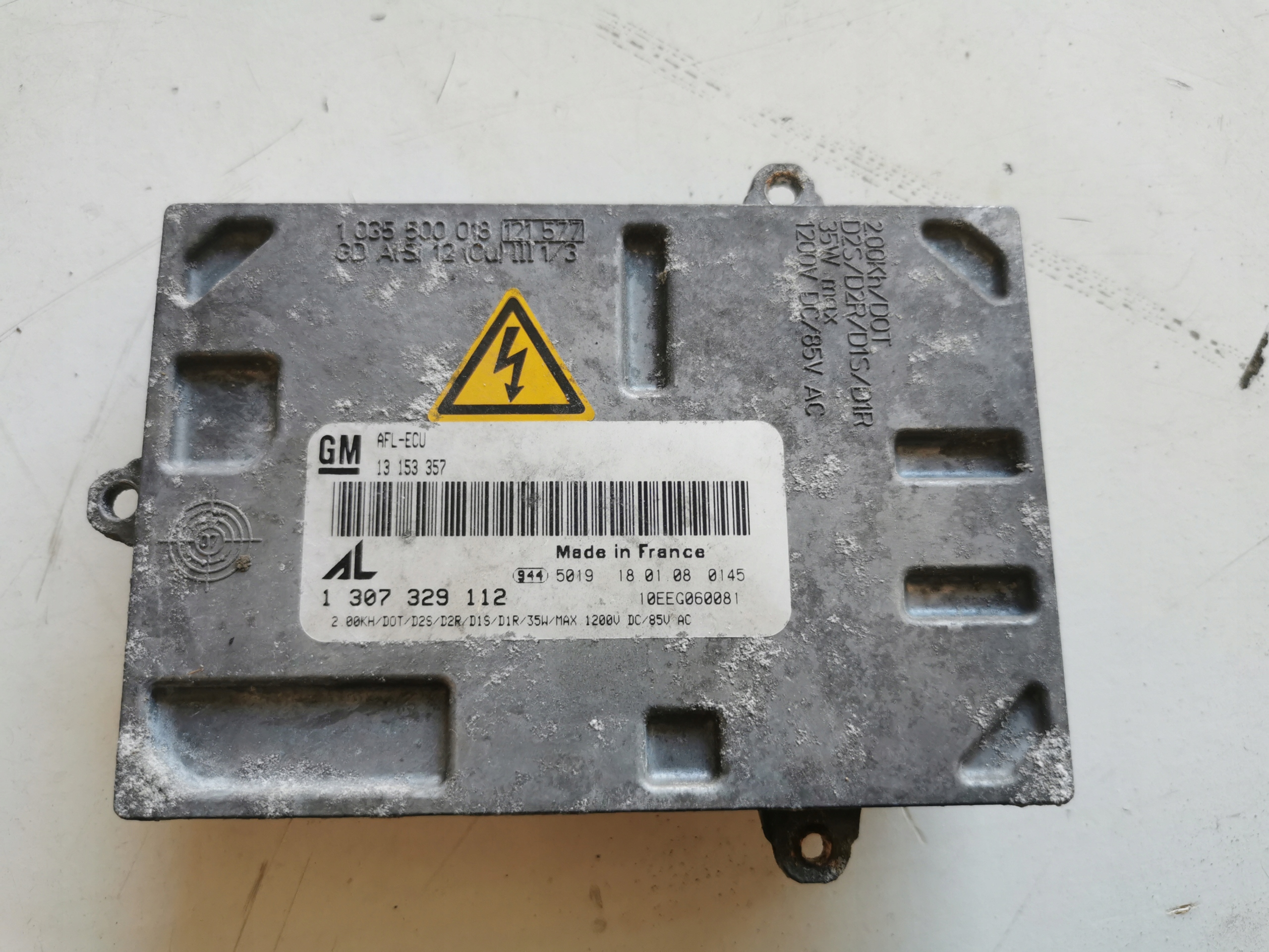 PRZETWORNICA XENON AL 13153357 OPEL ZAFIRA 1307329112