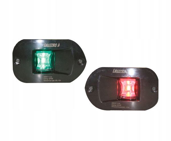 Sada Dvou Nav. Led Lamp Černá Zelená (černá) 64722