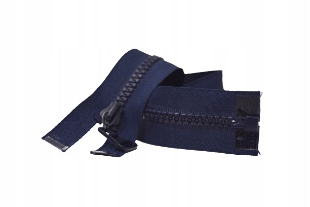 Zamek Suwak Rozdzielczy Kostka 75cm Granatowy #Z3