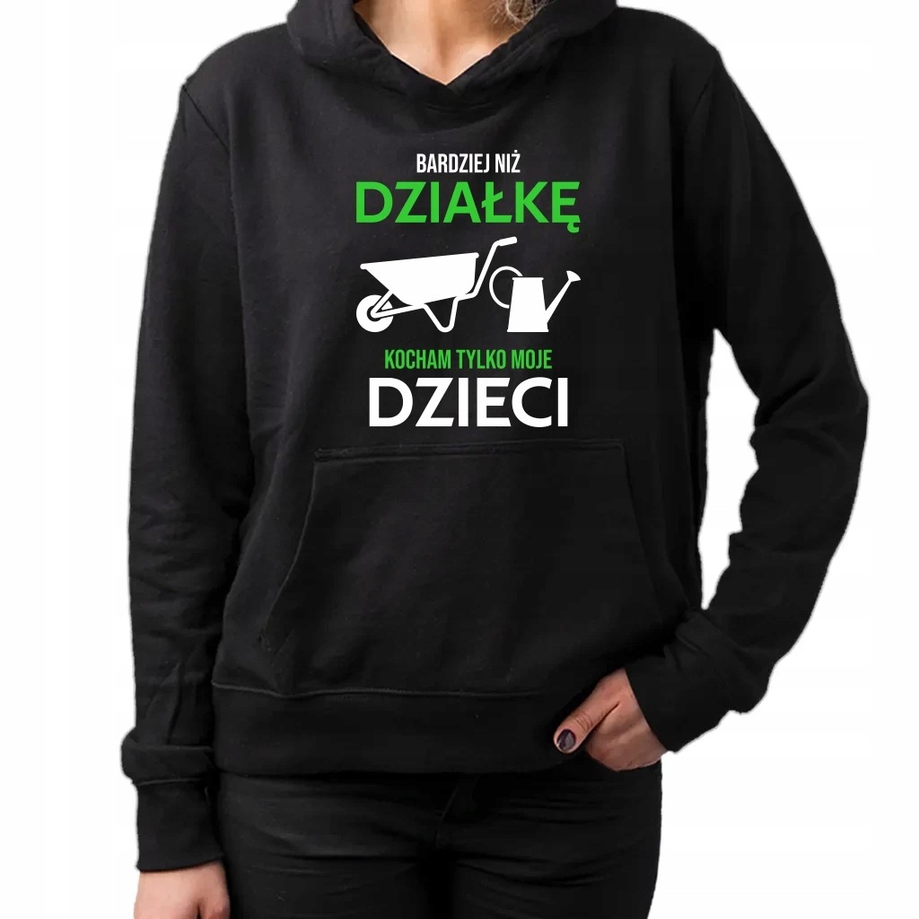 Více než pozemek miluji jen své děti – dámská mikina jako dárek XXL