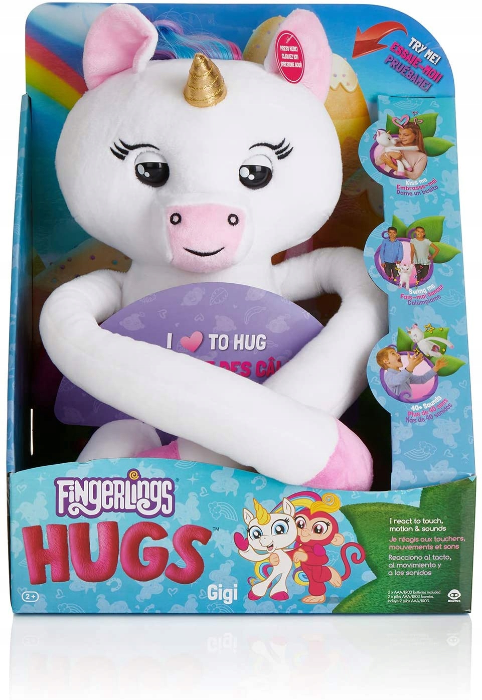 Fingerlings Hugs JednoroŻec Gigi Interaktywny 12978036529 Allegropl