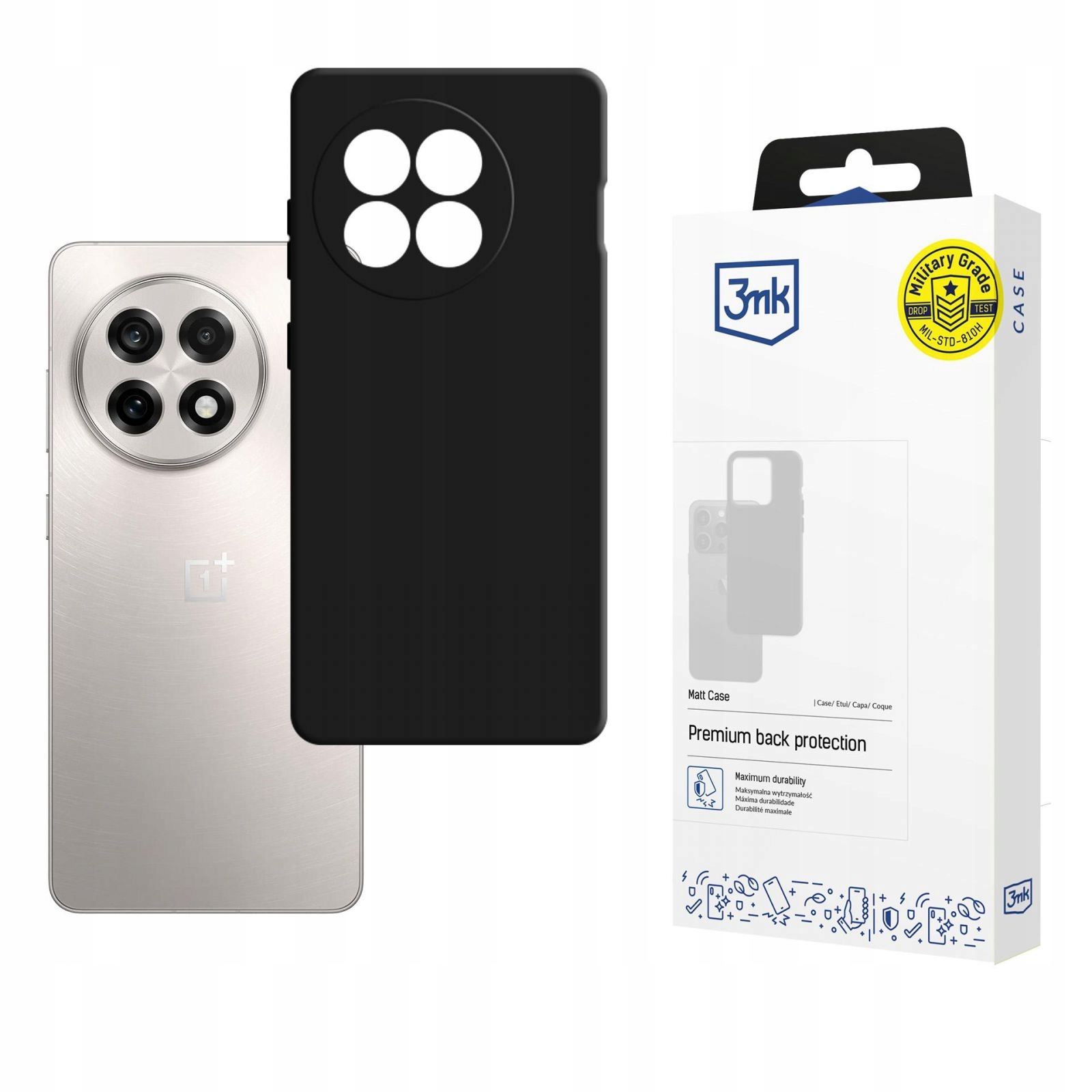 3mk Matt Case do OnePlus 13R/ACE 5
