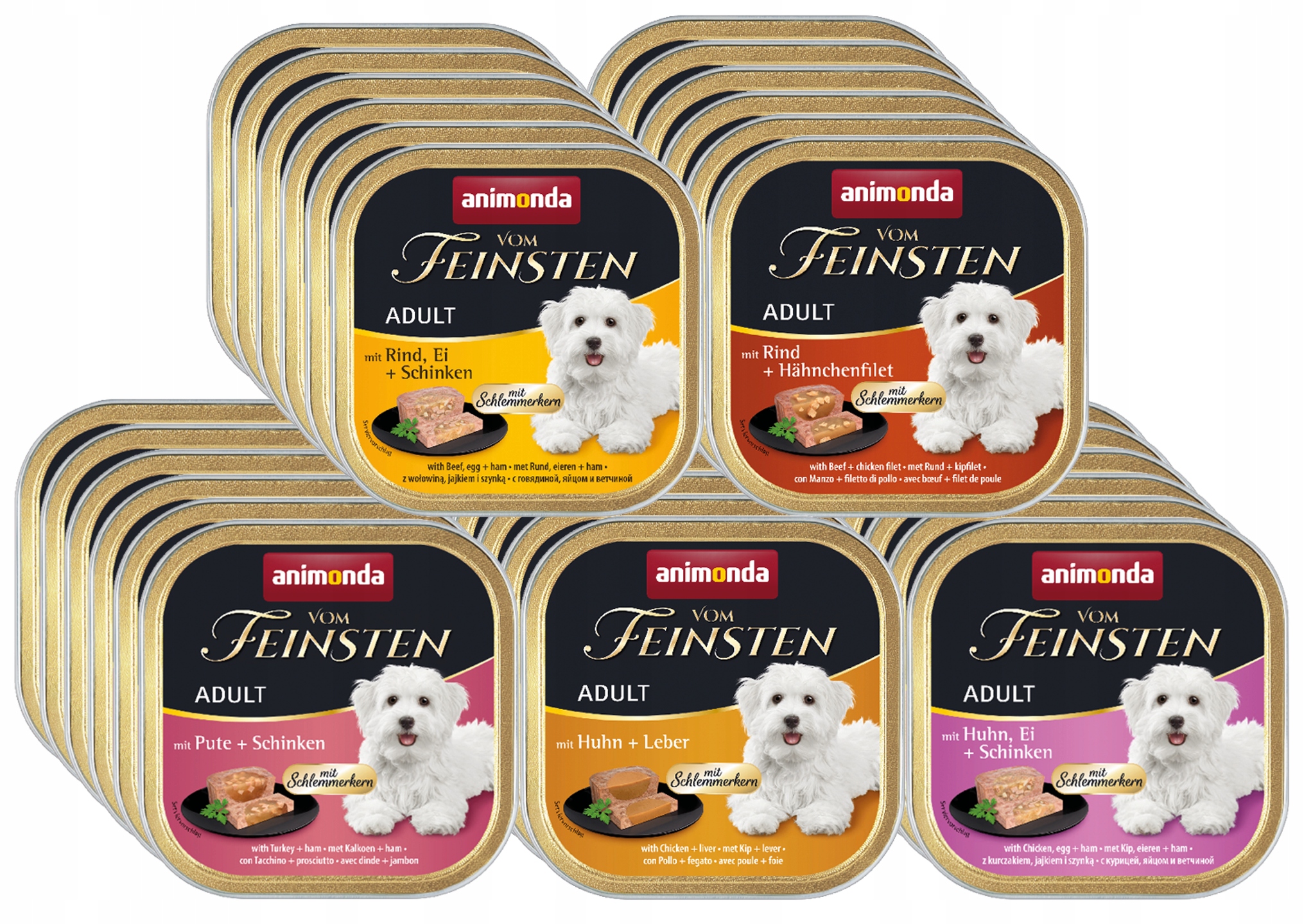 Levně Animonda vom Feinsten S Nádivkou pro gurmány Adult Set 30x150g MIX