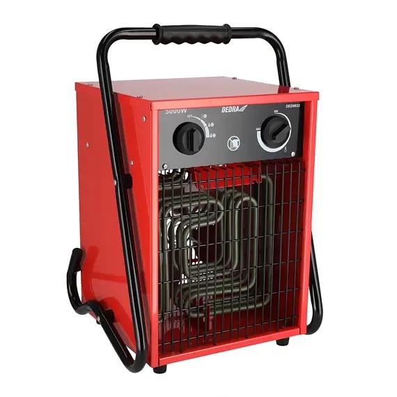 Dedra ohrievač elektrický 5kW, 400V, 300m3/h, termostat, poistka proti preh