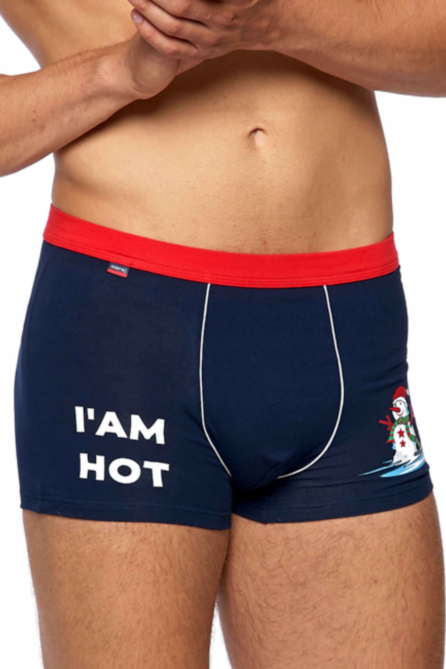 

Śmieszne bokserki bałwanek I`m hot, prezent, XL