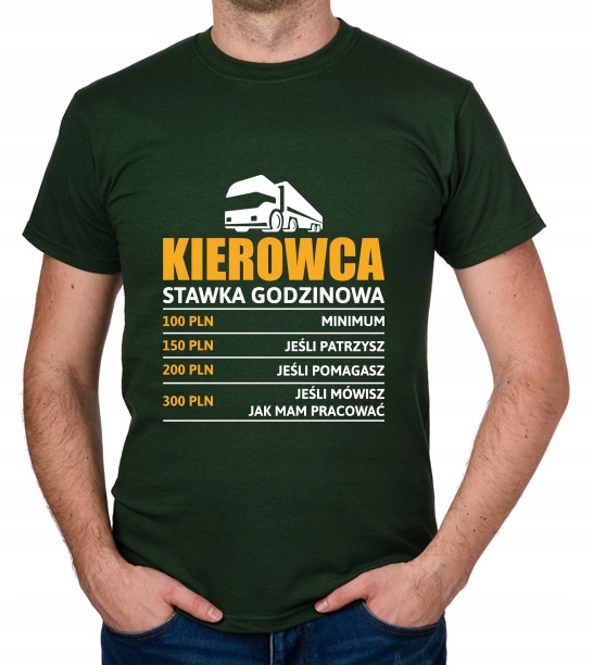 

koszulka Kierowca stawka godzinowa Tir prezent