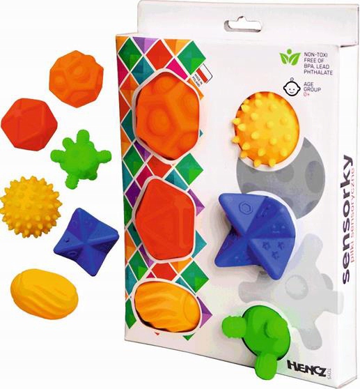

Hencz Toys Piłeczki Sensoryczne Sensorky 0M+ 6 Szt