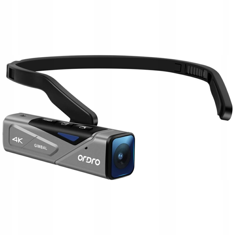 Kamera Ordro EP7 Fpv Head Wearable 4K 60fps šedá