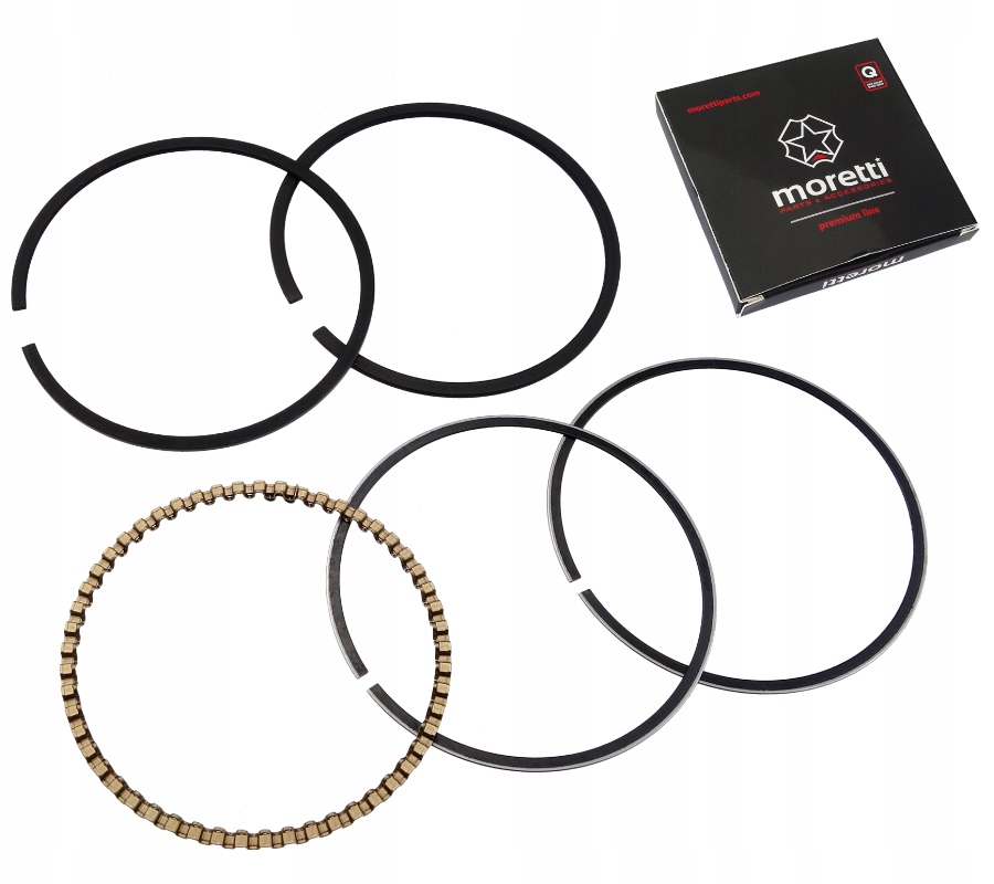 PIERŚCIENIE TŁOKA DO SKUTERA 80CC 4T Producent Moretti