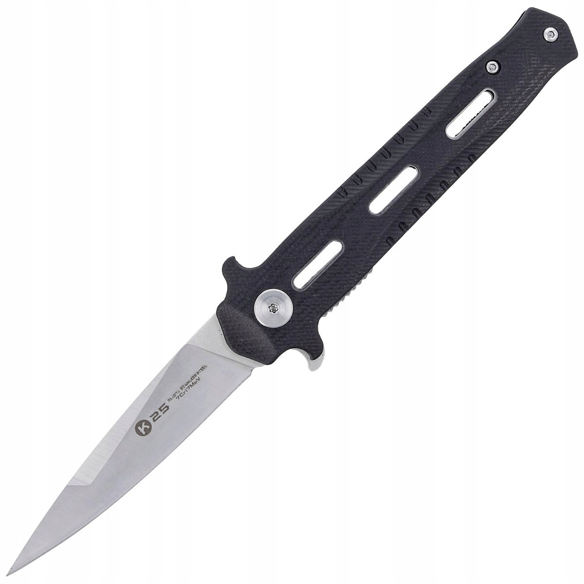 Nůž K25 Tactical Black G10, Satin Finish (18711)