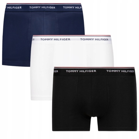3PAK 3 Pary Męskie Majtki Bokserki Tommy Hilfiger M