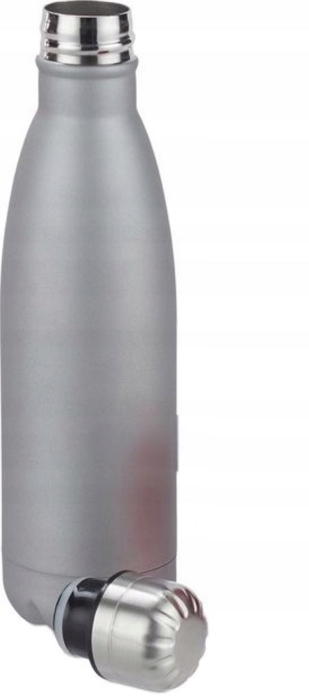 Bidon butelka termiczna termos turystyczny na herbate kawę 500 ml szary