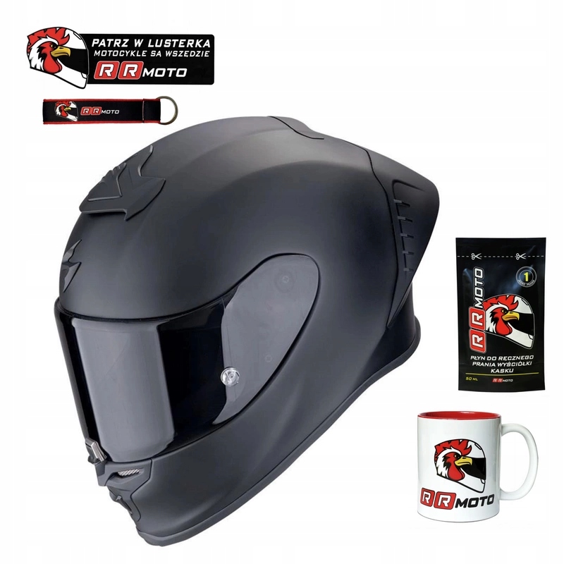 Prilba Scorpion EXO-R1 Evo II Air Solid Black Matt čierna matná Darčeky