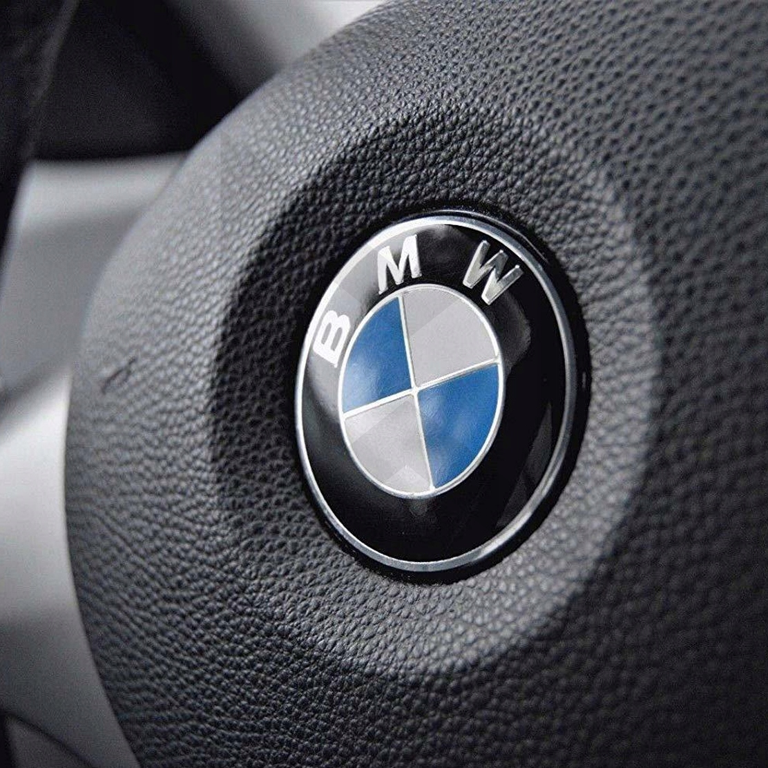 EMBLEMAT BMW 45 mm NA KIEROWNICĘ PODUSZKĘ LOGO ! Marka BMW