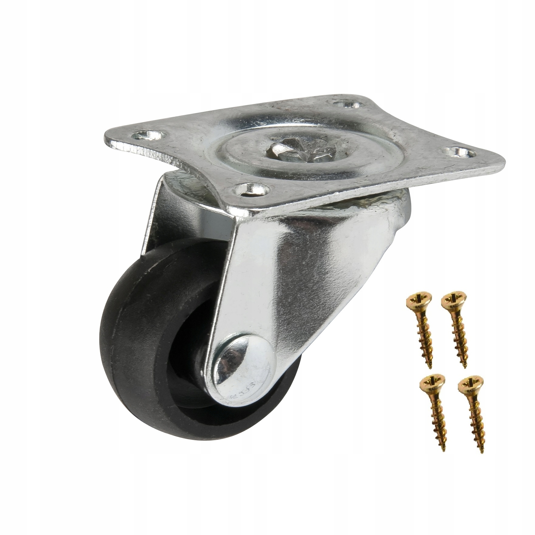 KÓŁKO KOŁO OBROTOWE WKRĘTY GRATIS 25 MM NA PŁYTKĘ