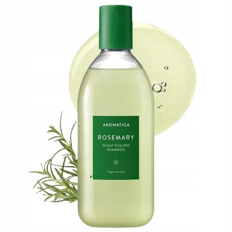 Šampon na vlasy s rozmarýnem Aromatica Rosemary Posilující zklidňující 400 ml
