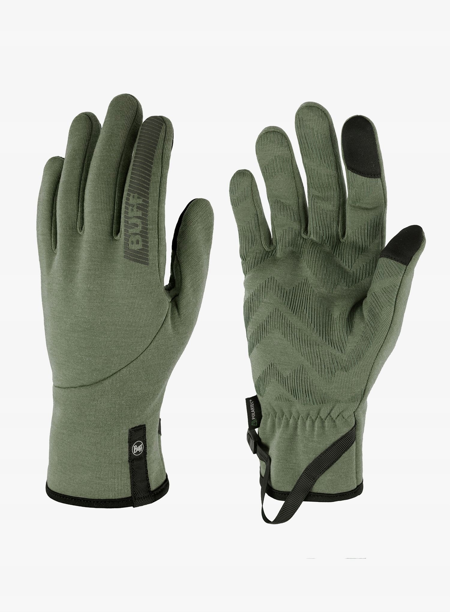 Rukavice Buff Tech Fleece Gloves khaki M