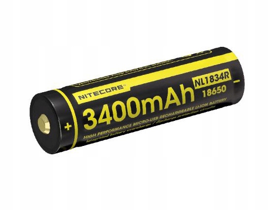 Akumulátor Nitecore 18650 MicroUSB 3400 mAh