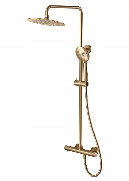 Termostatická Sprchová Sloupka Cersanit Zen Kartáčovaná Měď S951-790