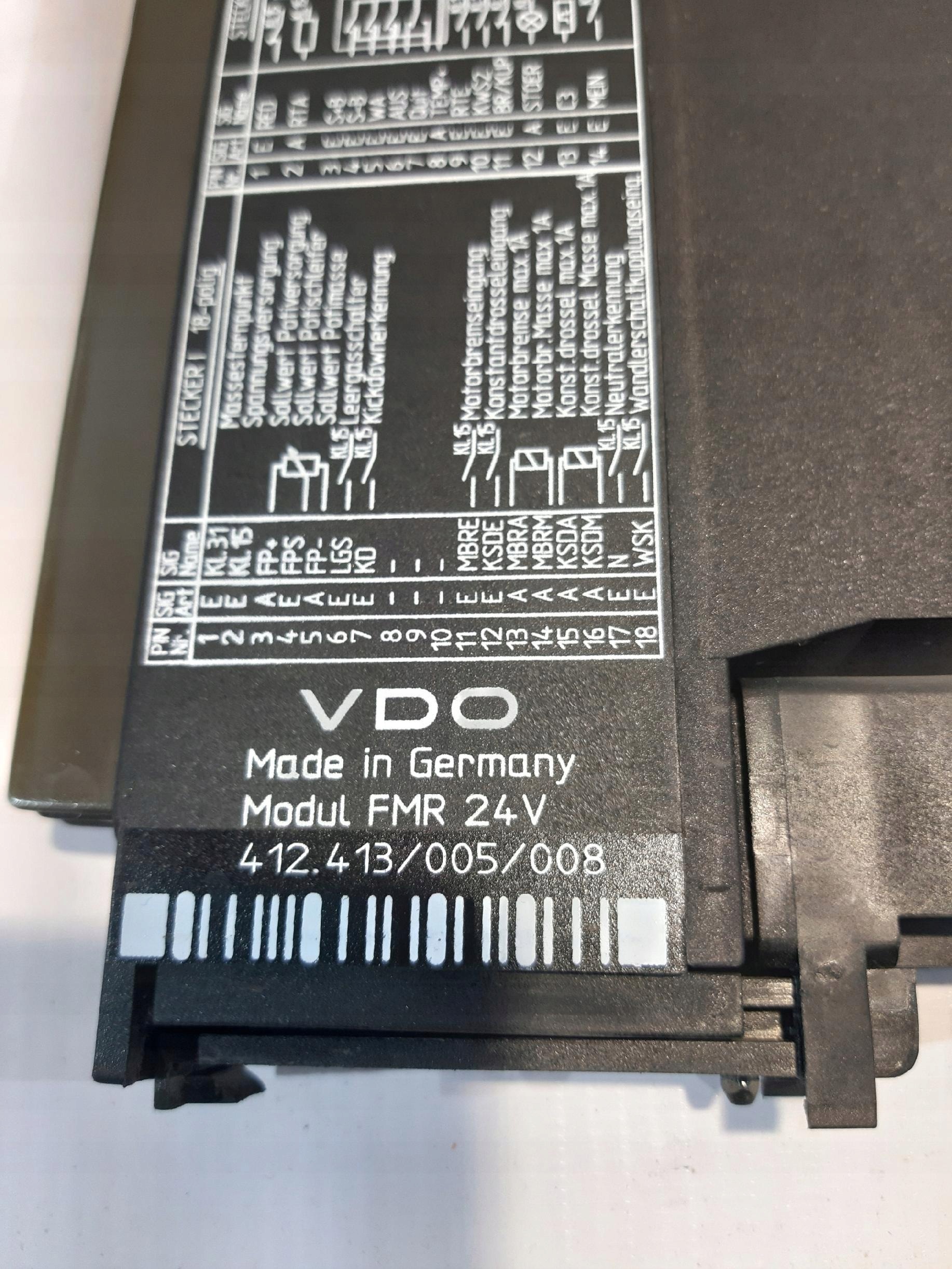 module control unit FMR 24V VDO MERCEDES 0004463602