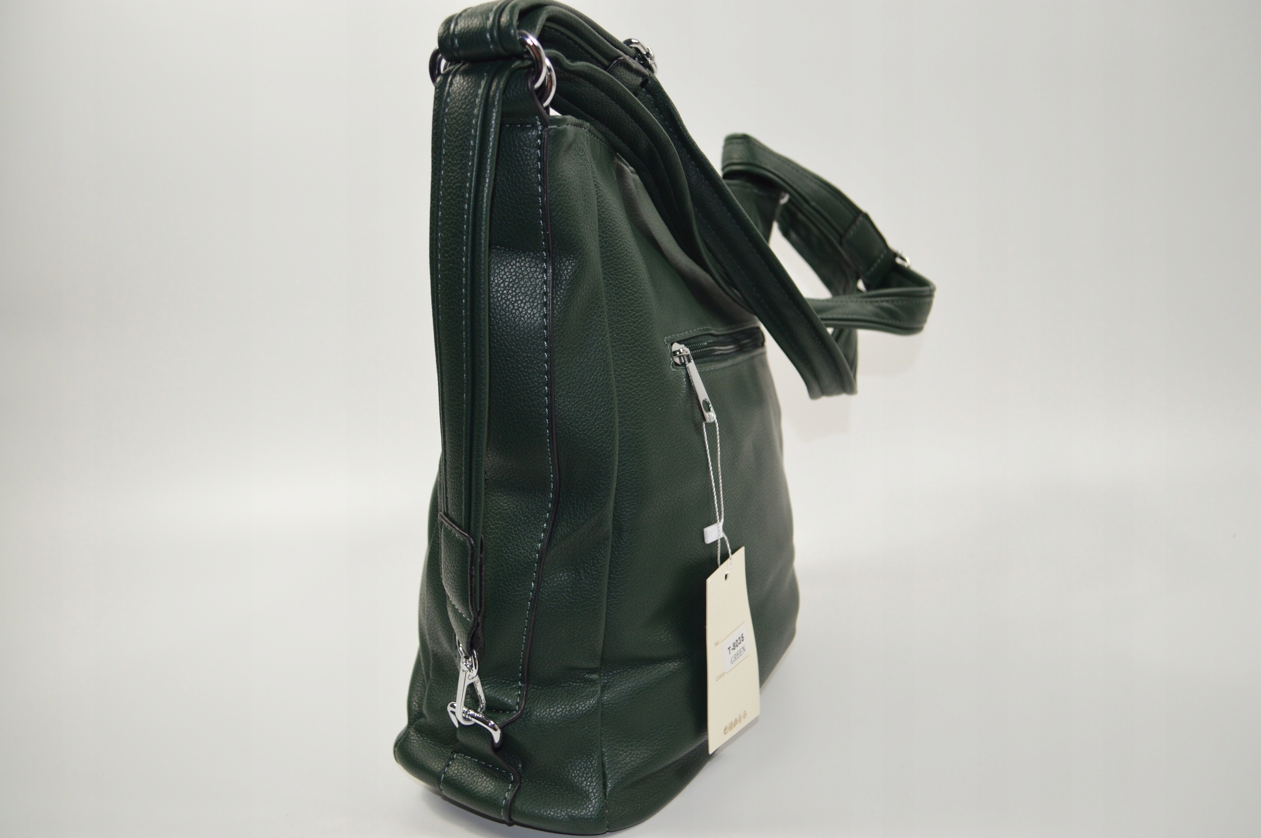 DUŻA POJEMNA TOREBKA DAMSKA LISTONOSZKA WOREK TORBO-PLECAK Model 519